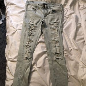 American Eagle Distressed Skinny Jeans